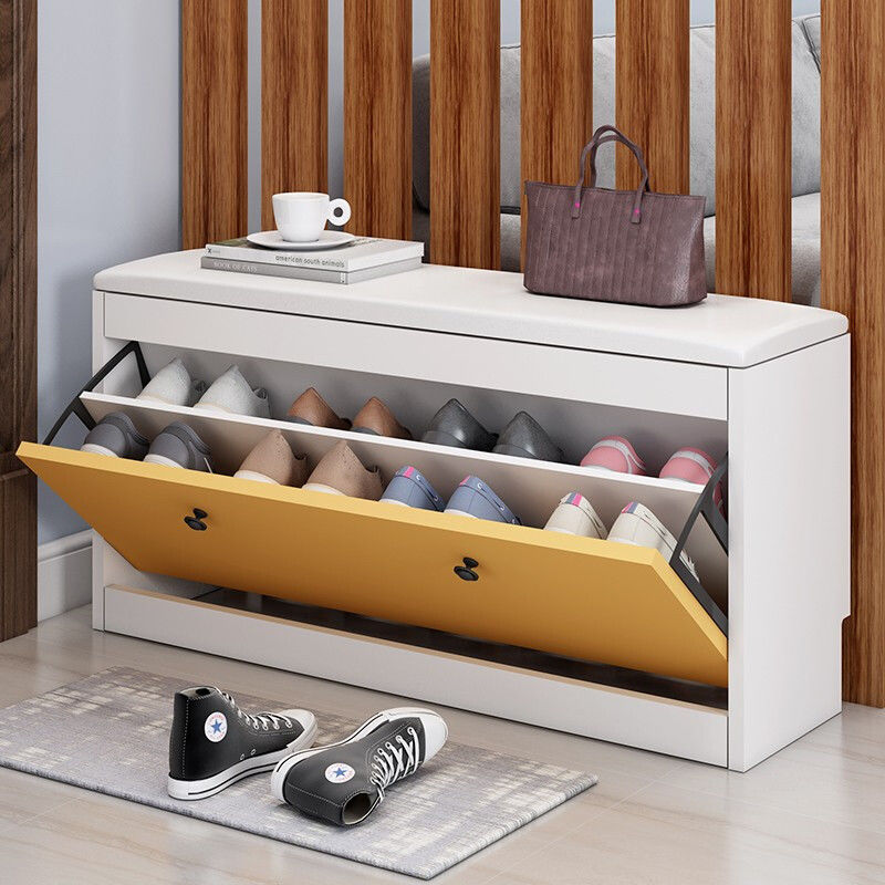 Storage able shoe cabinet bench shoe cabinet with seats shoe rack ...