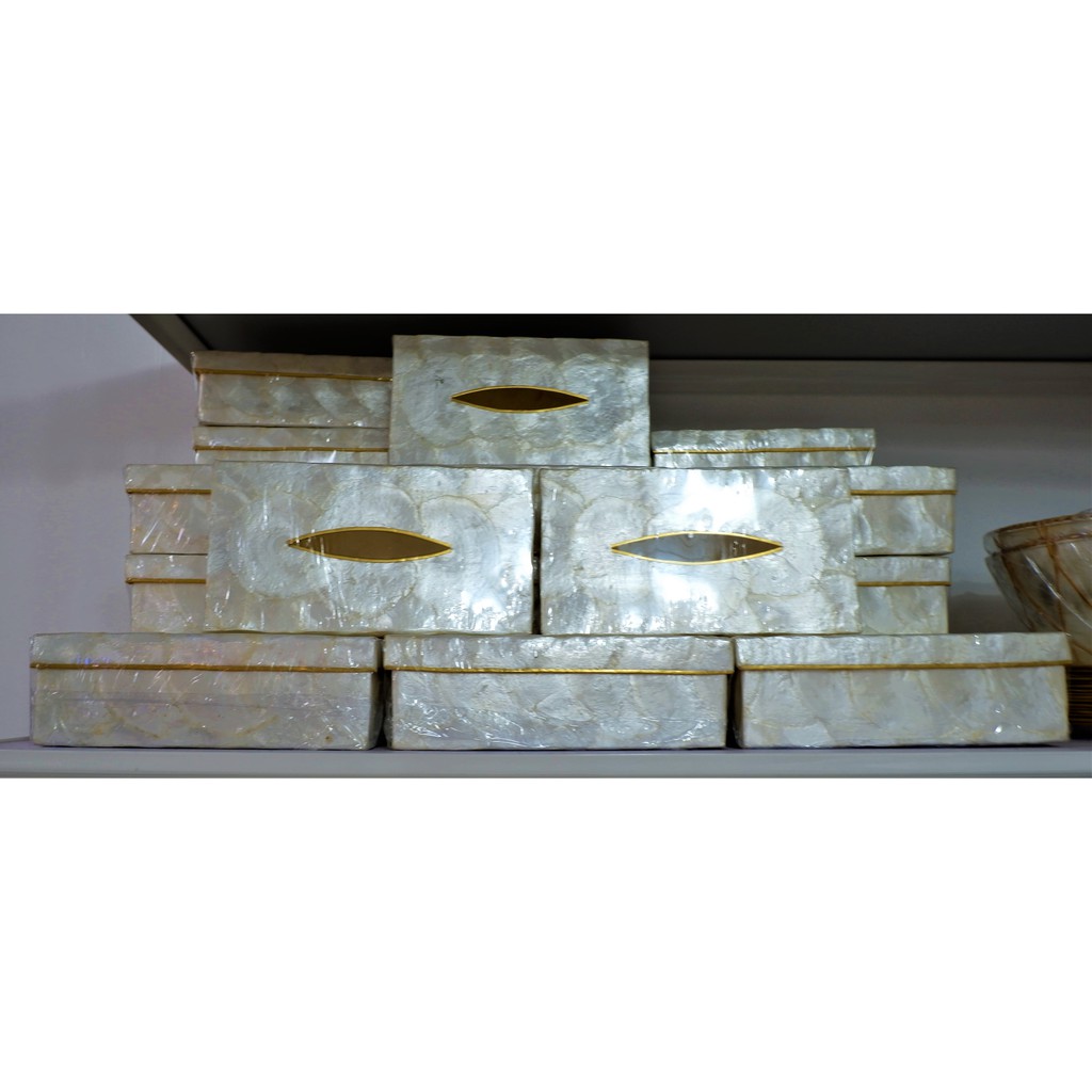 Tissue Box Capiz shell | Shopee Philippines