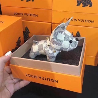 Louis Vuitton Presbyopic Dog Pendant French Bulldog Bag Ornaments Lucky Cow  Mickey Mouse Doll Keycha