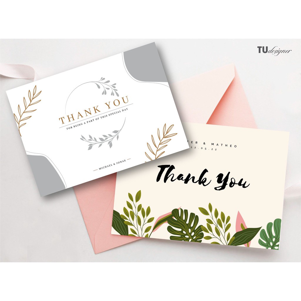 Print Cheap Thank You Cards | Shopee Philippines