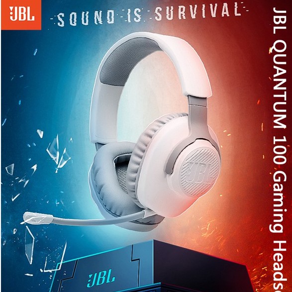 JBL Quantum 100 wired overear gaming headset Shopee Philippines