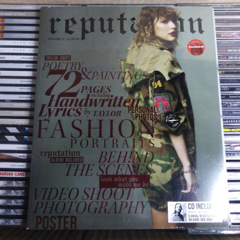 テイラースウィフト reputation Vol.2CD+Magazine 新品 Amazon.com: reputation [Deluxe Edition V2]: CDs y Vinilo