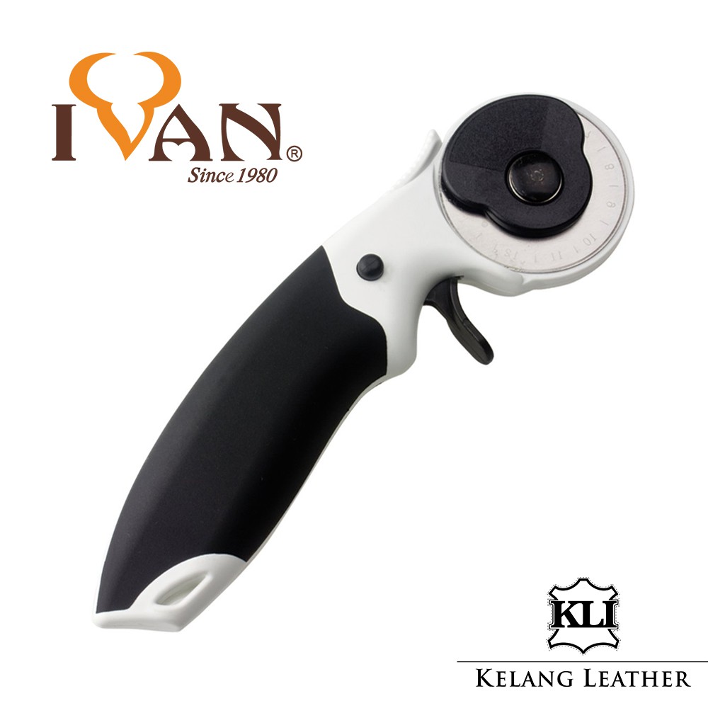 IVAN Easy Grip Rotary Cutter Made in Taiwan Cutting Leather Craft DiY ...