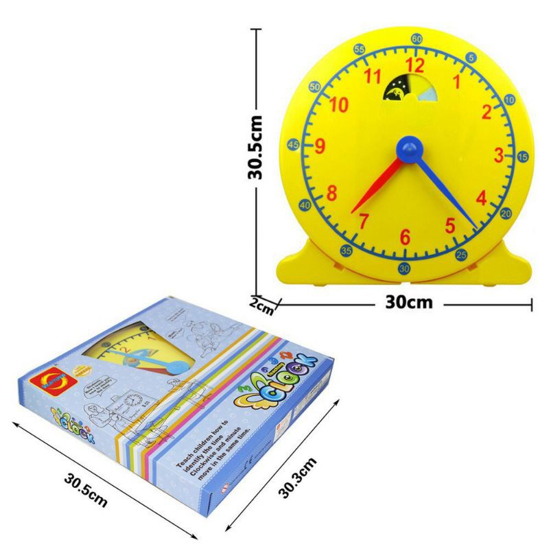 Clock teaches time recognition | Shopee Philippines