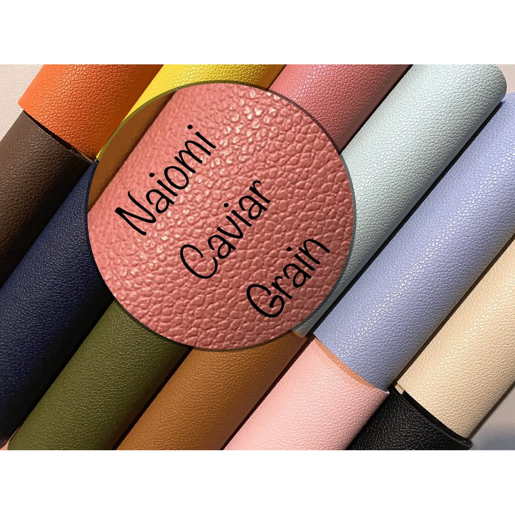 CLEARANCE SALE NAIOMI CAVIAR GRAIN Faux Leather Fabric Home Decor Storage and Organizer Shopee Philippines
