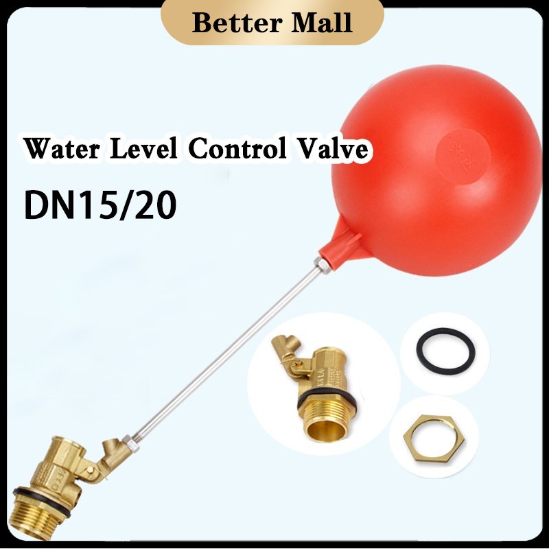 Plastic Float Ball Valve Water Tank Water Level Control Valve Brass