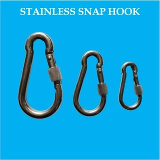 GALVANIZED SNAP HOOK CARABINER HEAVY DUTY METAL