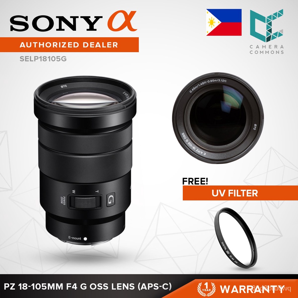 Sony SELP18105G/ E PZ 18–105 mm F4 G OSS Lens dxwY | Shopee