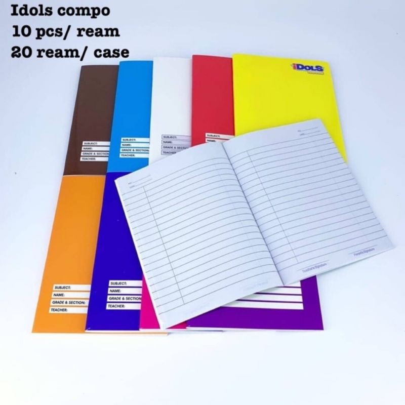 Composition Notebook by ream assorted brand | Shopee Philippines