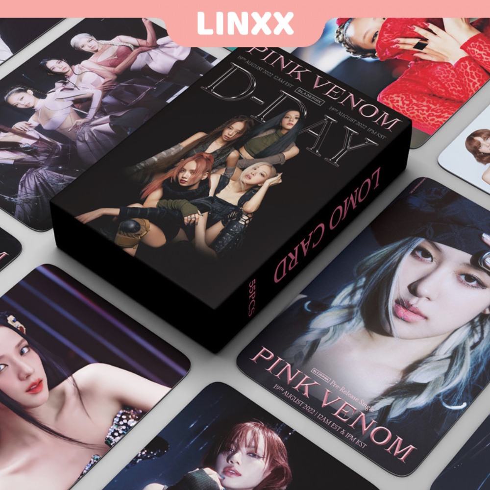 LINXX Pcs BLACKPINK Pink Venom Album Lomo Card Kpop Photocards Postcards Series Shopee