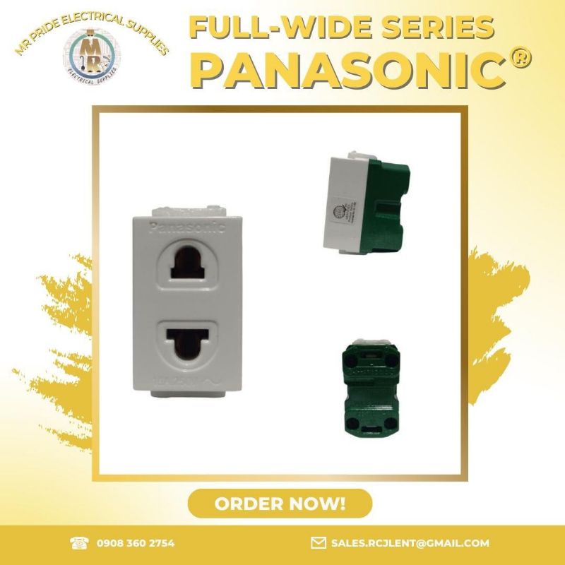 Panasonic Wide Series 1 Way Switches and Outlets Shopee Philippines