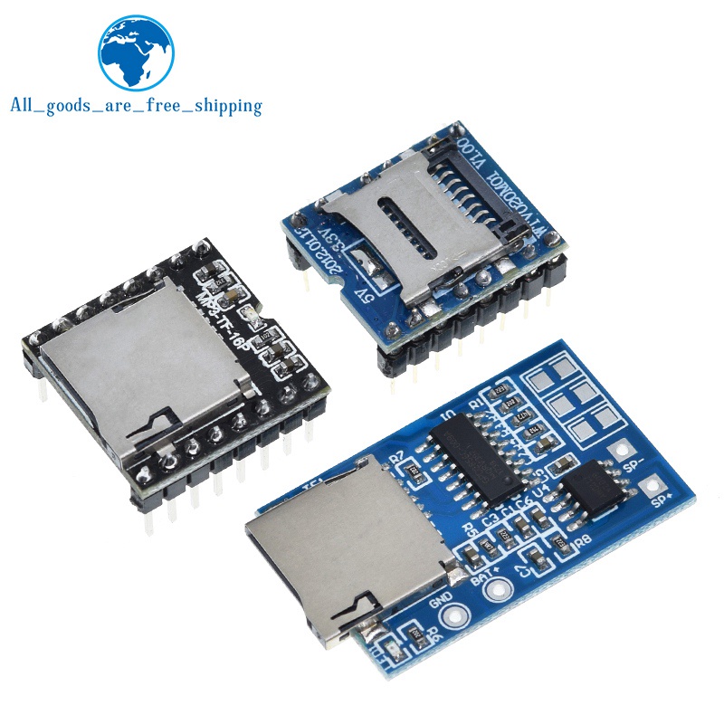 WTV020 GPD2846A Mini MP3 Player Module TF Card MP3 Sound Module Voice ...