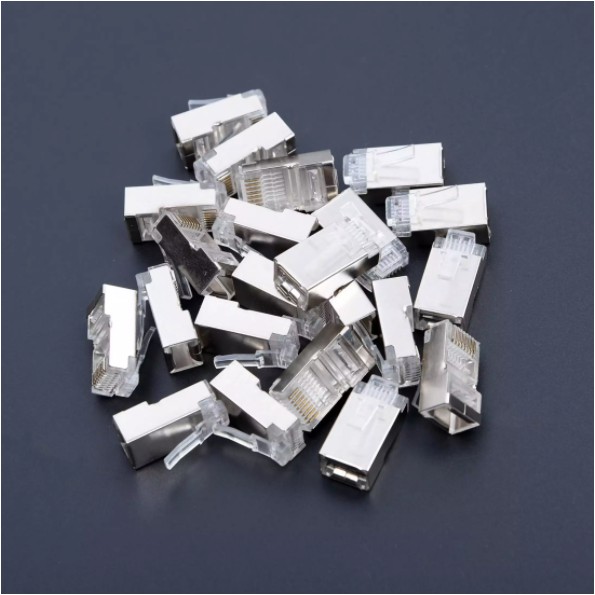 Allan 100PC RJ45 Passthrough/TAGUSAN Rj45/Metal Rj45/Rj45 Connector ...