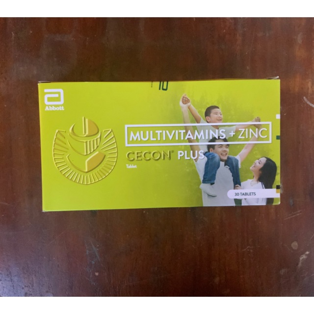 Multivitamins Cecon Zinc 30 Tablets Shopee Philippines