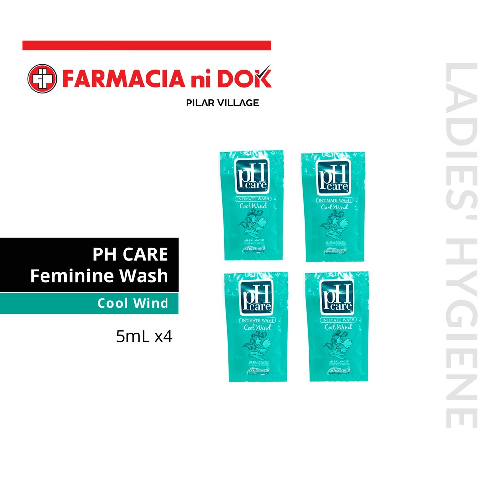 PH CARE Feminine Wash Cool Wind 5mL Sachet x4 Shopee Philippines