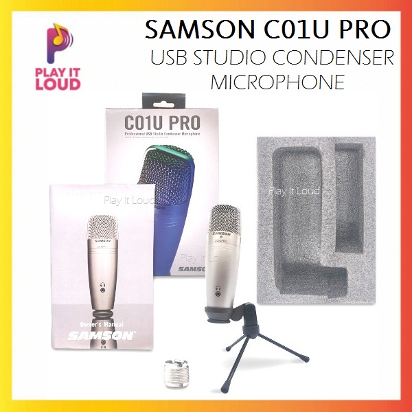 SAMSON C01U PRO USB CONDENSER MICROPHONE | Shopee Philippines