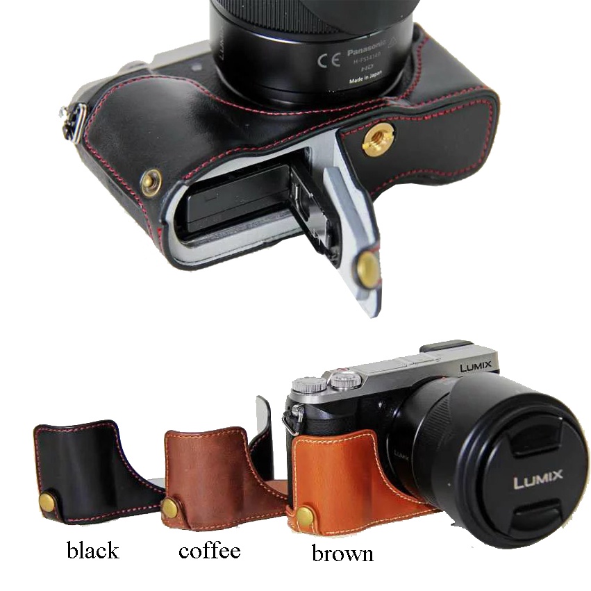 X-S20 Case, Zakao PU Lederen Half Bottom Opening Versie Holster Camera Case met Hand Strap Beschermhoes Tas Case voor Fujifilm Fuji X-S20 XS20, Zwart-b, Beauty Case