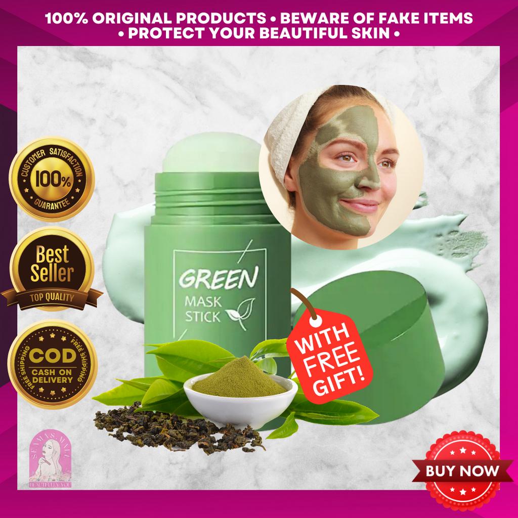 SEAMAS 100 ORIGINAL Green Tea Cleansing Solid Mask Acne Beauty Skin