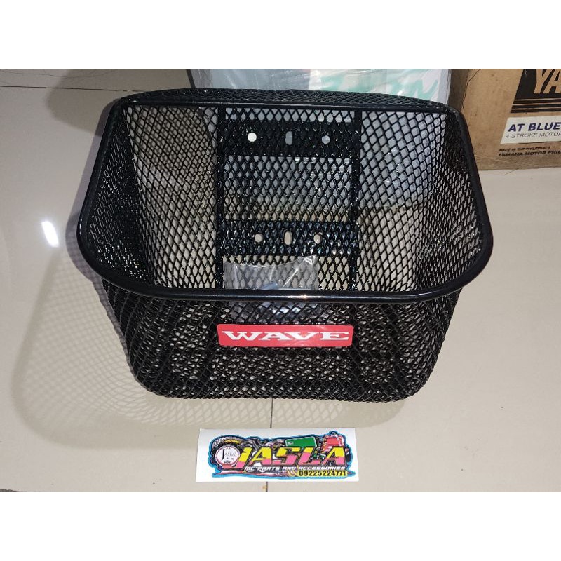 Front basket for store motorcycle