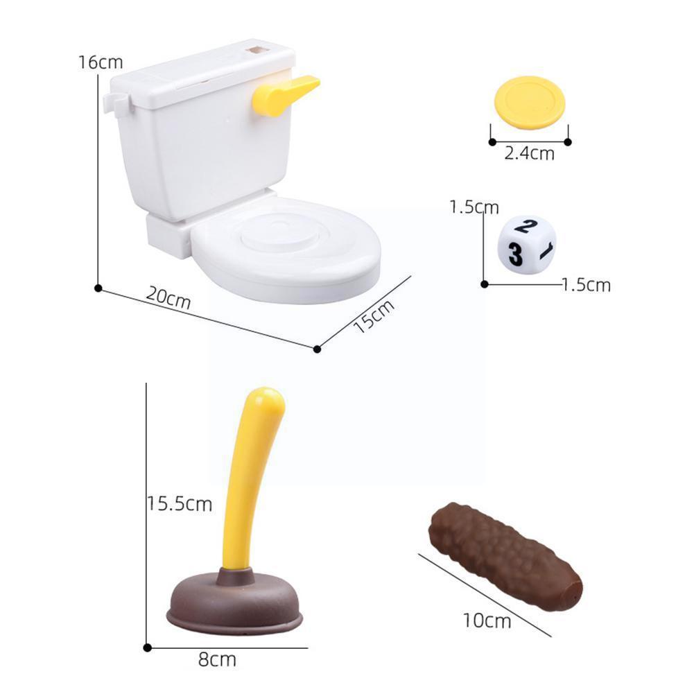 Toilet Spoof Poop Shoots Tricky Toys Flushing Frenzy Game For Kids