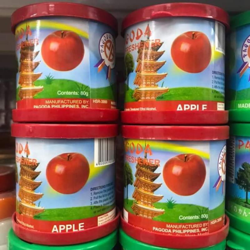 Pagoda CAR freshener Air Freshener APPLE Original NOT air Spencer California scents little tree Shopee Philippines