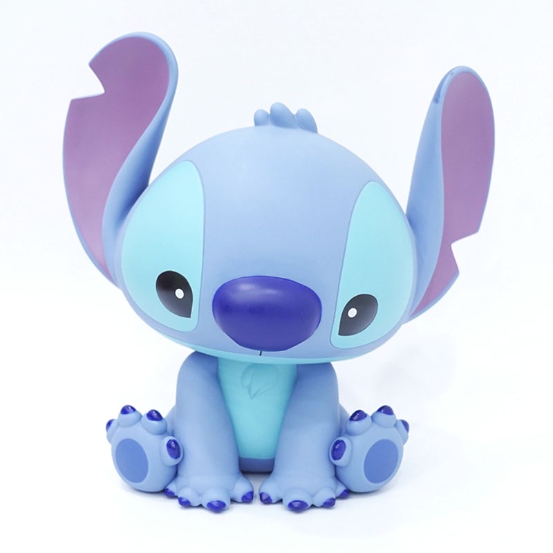 CDisney Stitch Angel Piggy Bank Action Figures Model Toy Cartoon Animal ...