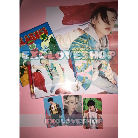 NCT DREAM RENJUN COVER WITH POB POSTER HOT SAUCE JEWEL CASE VERSION