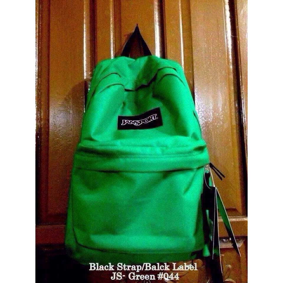 Jansport Forest Green Plain Backpack Original Materials Shopee