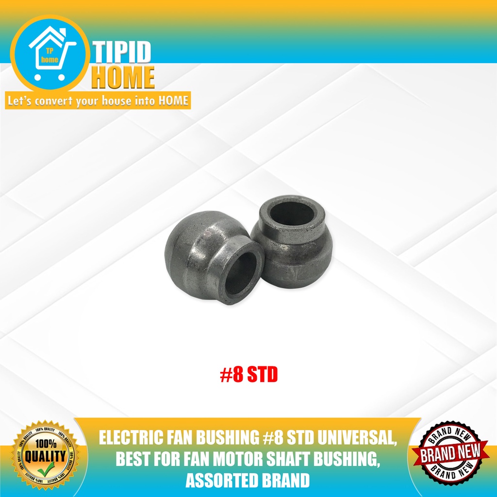 ELECTRIC FAN BUSHING #8 STD UNIVERSAL, BEST FOR FAN MOTOR SHAFT BUSHING ...