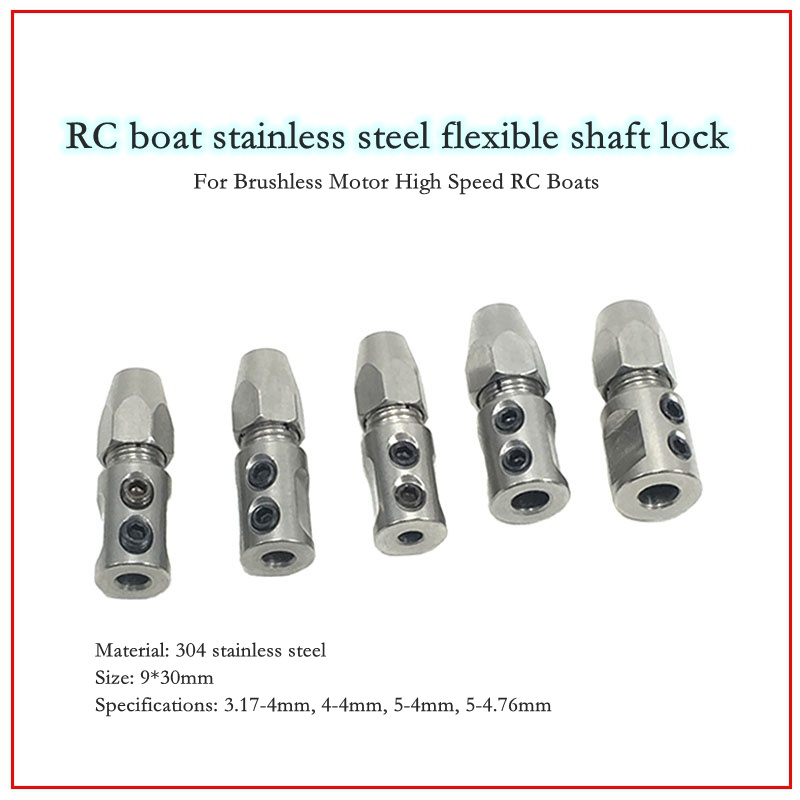 RC Boat Flex Shaft Collet Stainless Steel High-precision Ultra-high ...