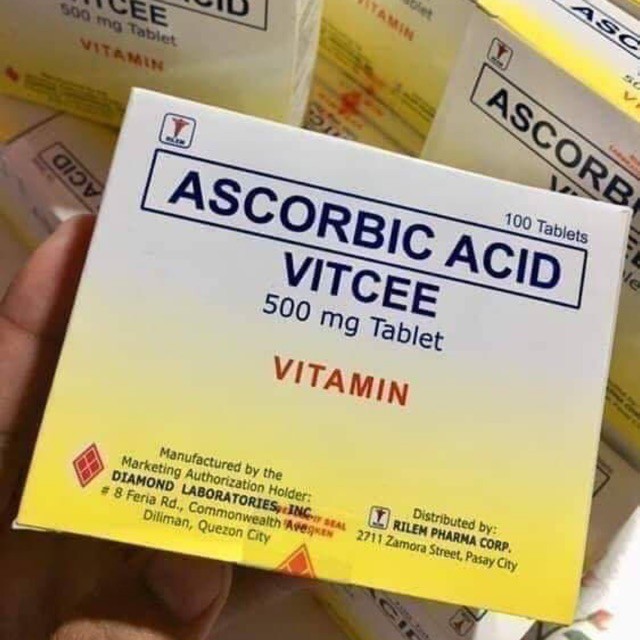 ASCORBIC ACID VITCEE 500mg Tablet Vitamin | Shopee Philippines