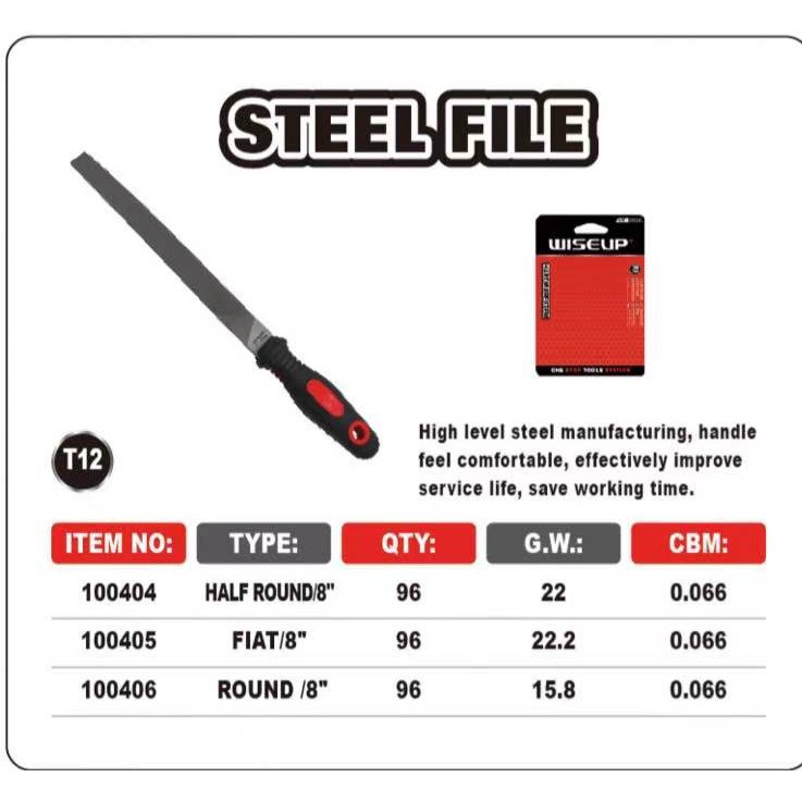 Steel file Half round , Flat 8inch | Shopee Philippines