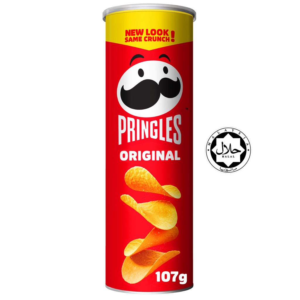 Pringles Original Flavor Potato Crisp Chips 107g | Shopee Philippines