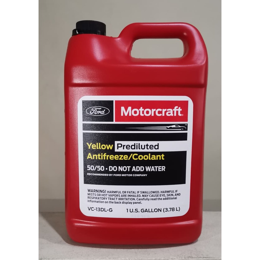 Motorcraft Yellow Prediluted Antifreeze/Coolant - 1 Gallon @T7G ...