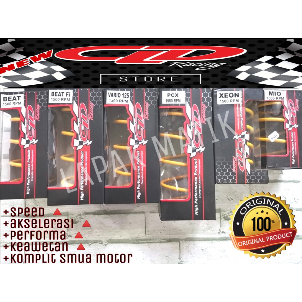 Racing CVT Spring for Mio, X ride, Xeon, N max, Aerox,BEAT, Vario 150 ...