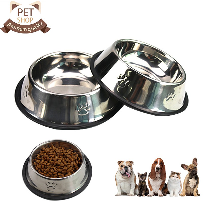 Stainless Steel Dog Bowls Pcs Stainless Steel Dog Bowl Oz