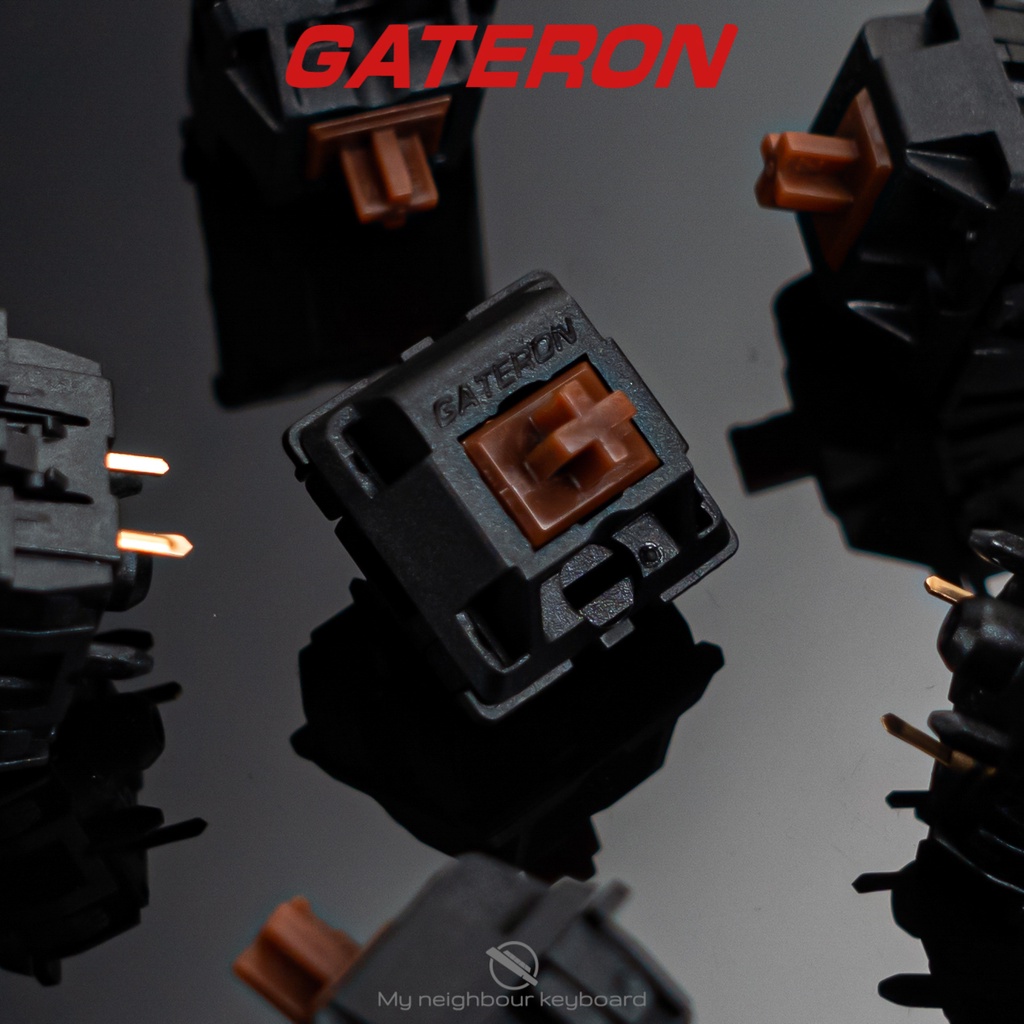 Gateron KS-3X Brown Tactile Switch 5-Pin PCB Mechanical Keyboard
