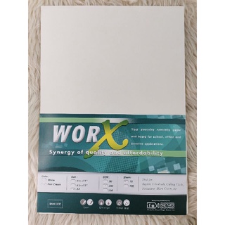 5 PACKS Worx Specialty / Board Certificate Paper 200gsm White / Pale Cream  Short 10 sheets / pack