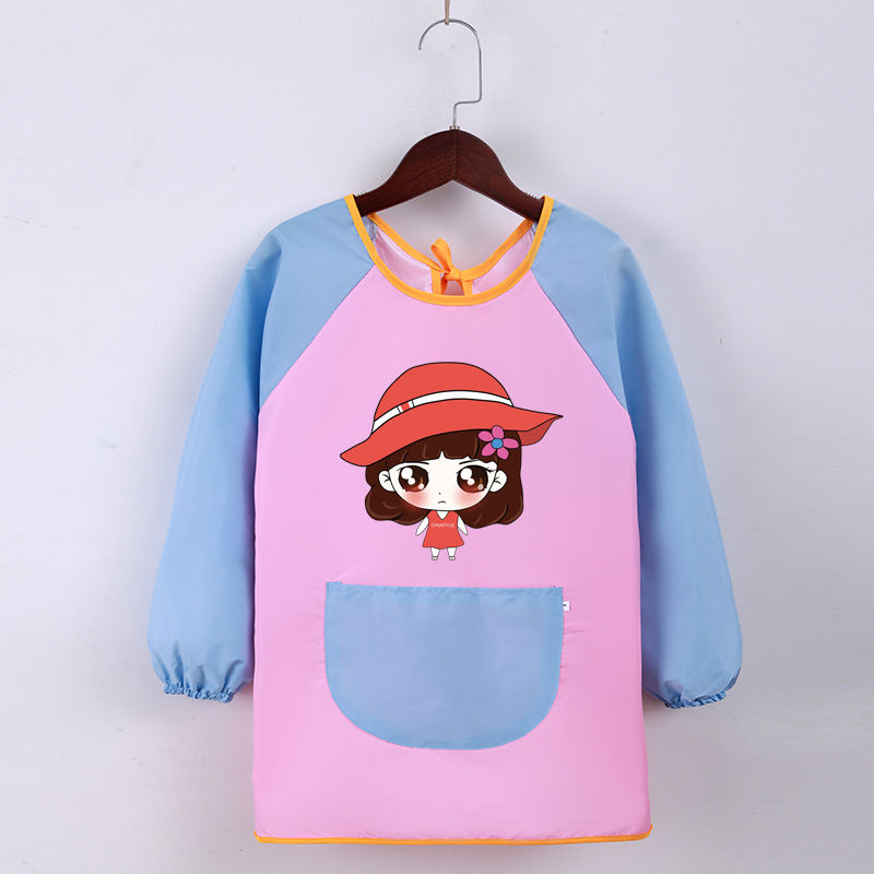 The Gown Children Waterproof Paint Clothing Kindergarten Custom