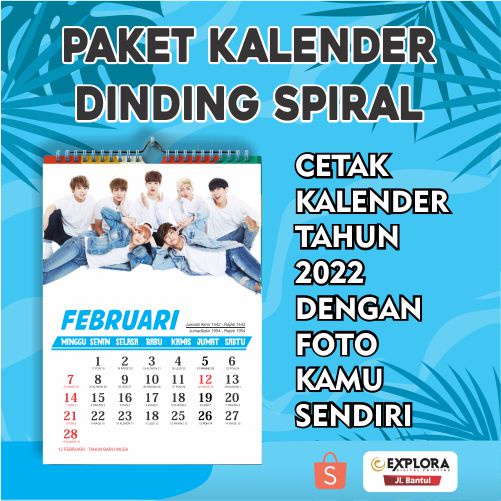 (Part1) Wall Calendar Package 2025 SPIRAL Wire HANGER Shopee Philippines