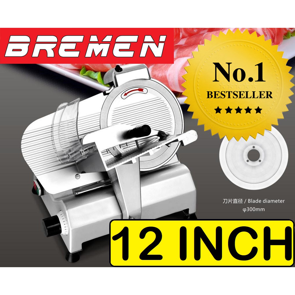 BREMEN Meat Slicer Meat Cutter Meat Grinder 12 inches Samgeupsal