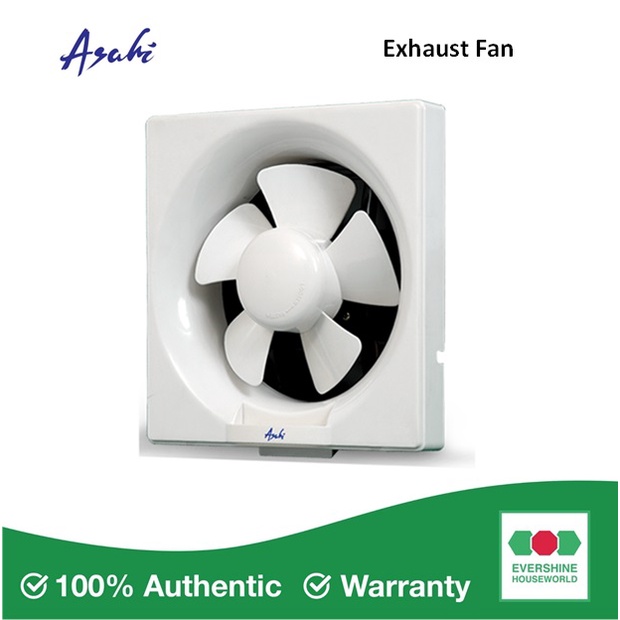 ASAHI WALLMOUNTED EXHAUST FAN EF6 /EF8 /EF10 /EF12 +TQR Shopee