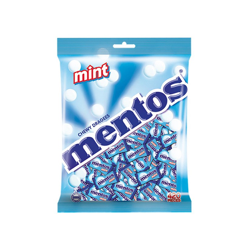 Mentos Mint Bag 420 Pieces | Shopee Philippines