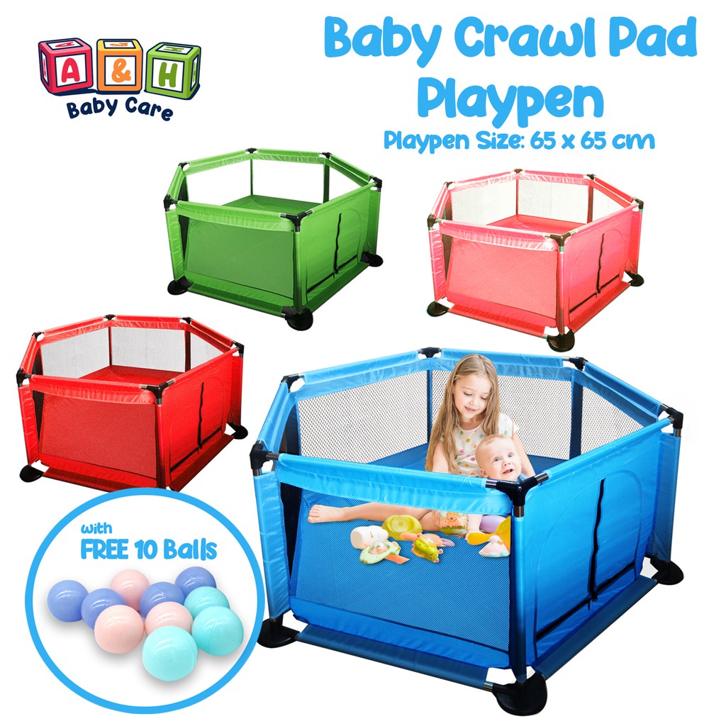 A&H Baby Playpen Big Size w/ free 10 balls Shopee Philippines