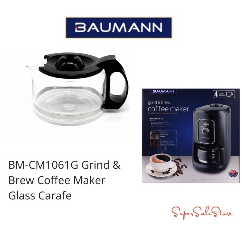 baumann grind and brew coffee maker