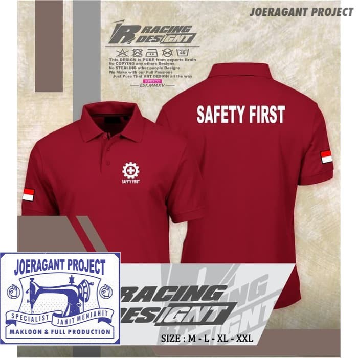 Poloshirts / Polo Shirts Safety First Indonesia Distro - IR Merch ...