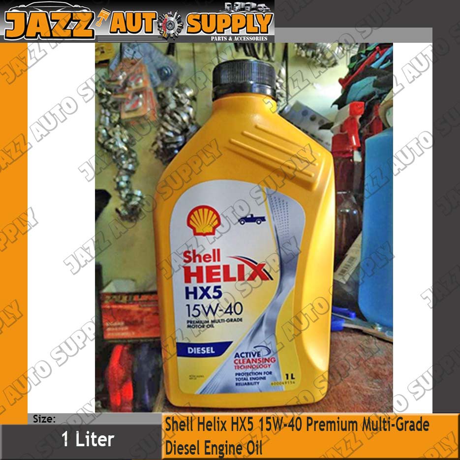 Shell Helix Hx5 Diesel 15w 40 Premium Multi Grade Engine Oil 1 Liter Shopee Philippines 