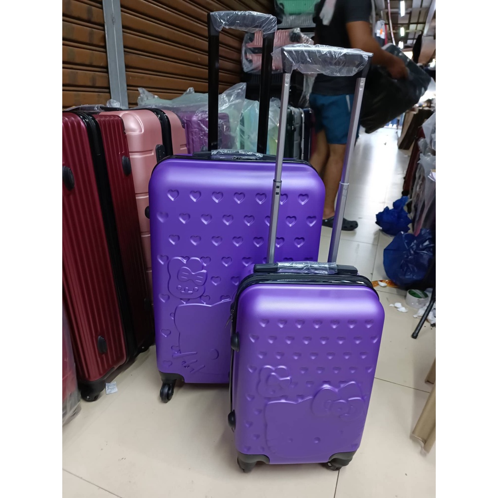 Hello kitty luggage hard case on sale