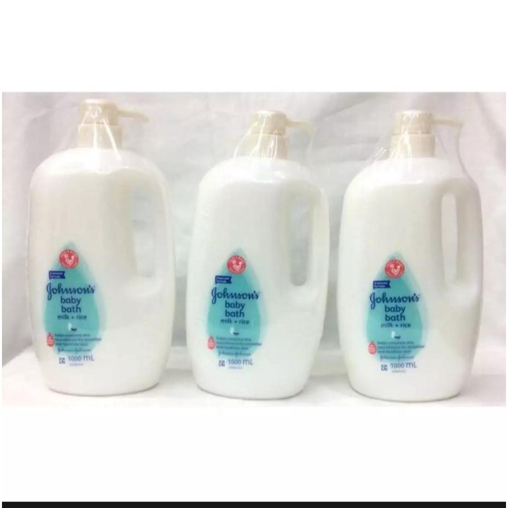 Johnsons Baby Bath Milk+Rice 1000ml Shopee Philippines