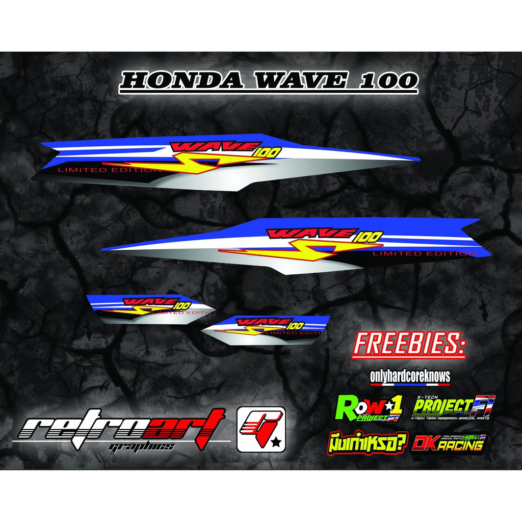 HONDA WAVE 100 Decals | Shopee Philippines